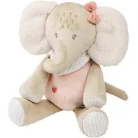 Nattou knuffel, olifant, geschikt als troostdiertje vanaf de geboorte, ongeveer 29 cm, polyester, met vulling