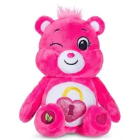 Care Bears pluchebeer, 22 cm, milieuvriendelijk, Secret Bear, roze, knuffel