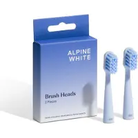 ALPINE WHITE - opzetborstels 2 St Tandenborstel