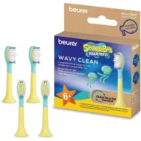 Beurer SC Wavy Clean Spongebob Squarepants Opzetborstels 6+ jaar – 4 stuks