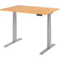 Hjh OFFICE PRO XDKB 12 S - Beuken 120x80 Tafelhoogte I Elektrisch in hoogte verstelbaar