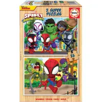 Spidey and his Amazing Friends - 2x25 Spidey & His Amazing Friends Wood Puzzles (80-19289)