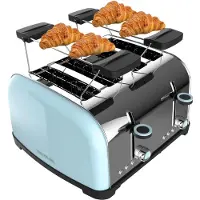 Cecotec Verticale Broodrooster Toastin' Time 850, blauw