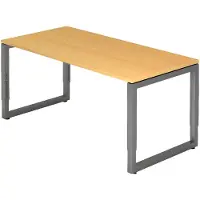 Hjh OFFICE PRO REGO 16 G - 160 x 80 Tafelhoogte I In hoogte verstelbaar Beuken/Grafiet