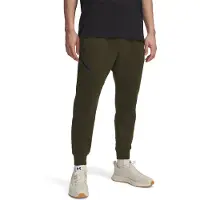Under Armour Unstoppable Fleece Joggingbroek Donkergroen Zwart