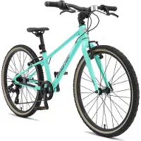 Bikestar kinderfiets 24 inch roze,mintgroen