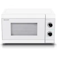 Sharp MG01EC Magnetron met grillfunctie, magnetron: 800W, grill: 1000W, 5 vermogensniveaus, kristalwit