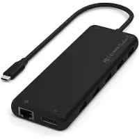 Satechi ST-P3D13K, USB-C, HDMI, RJ-45, USB-C, USB 3.2 Gen 1 (3.1 Gen 1) Type-A, DisplayPort, USB 2.0 Type-A, 10000 Mbit/s, 60 Hz, Zwart, 85 W
