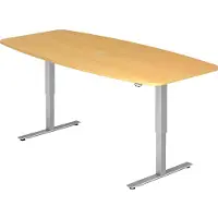 Hjh OFFICE PRO XMST 22 S - Beuken 220 x 103 Tafelhoogte I Elektrisch in hoogte verstelbaar