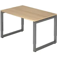 Hjh OFFICE PRO REGO 12 G - 120x80 Tafelhoogte I In hoogte verstelbaar Eiken/Grafiet
