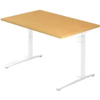 Hjh OFFICE PRO XTRA XB 12 WW - Beuken 120x80 Tafelhoogte I In hoogte verstelbaar