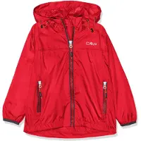CMP KID Regenjas FIX met capuchon, kleur Ferrari (C580), maat 176