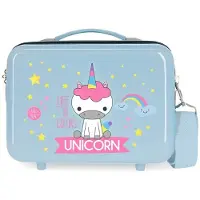 Roll Road Reisaccessoire "Little Me", aanpasbaar, 29x21x15 cm, ABS-kunststof, lichtblauw