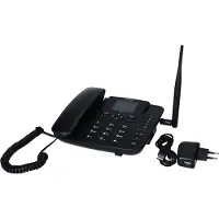 Maxcom Comfort MM41D, Smartphone, Koptelefoon met kabel, Luidsprekerfunctie, Identificatie van het nummer, Zwart