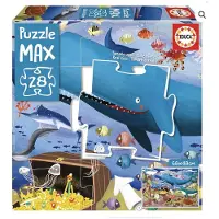 Educa Puzzel Max 28-delige Dieren onder de zee - EDUCA blauw