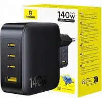 Baseus E0121j00 USB-A en USB-C wandlader. Één maat