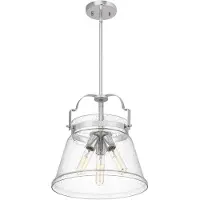 QUOIZEL LED Hanglamp Wimberley | 3X E27 Max 60W | Dimbaar | Polished Chrome