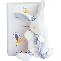 Doudou et Compagnie Hase Matrose Schmusetuch mit Schnullerkette
