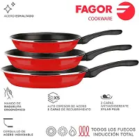 Fagor Optimax Koekenpan Set 20/24/28 Cm