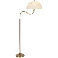 ELSTEAD Vloerlamp Crosby, messing / goud, Woon-/ Eetkamer, metaal, Vintage, vloerlamp