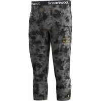 Smartwool - Thermokleding - M Classic Thermal Merino Base Layer 3/4 Bottom Boxed Black Tie Dye/Honey Gold voor Unisex van Wol - Maat 34-37 - Grijs