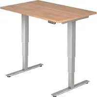 Hjh OFFICE PRO XDSM 12 S - 120x80 Walnoot Tafelhoogte I Elektrisch in hoogte verstelbaar