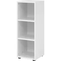 Hjh OFFICE PRO BETA 9 | Plank | 3 OH | 40 cm - Wit