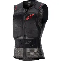 Alpinestars Nucleon Flex Pro Protectievest Transparant Smoke Rood Zwart Maat M