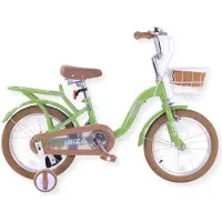 Buxibo - Kinderfiets voor meisjes - Ibiza - 16 inch - Groen