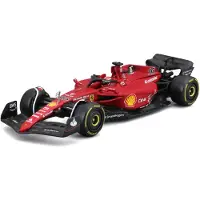 Bburago Véhicule 1/43 Ferrari SF 2023 Formule 1 avec casque Leclerc