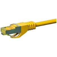 Danicom RJ45 netwerkkabel S/FTP (PiMF), met CAT 7 kernkabel, geel, 2 meter