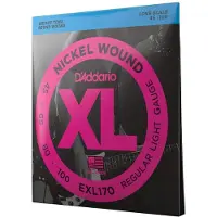 D'Addario EXL170 Nickel Wound Bassnaren (45-100) Regular Light