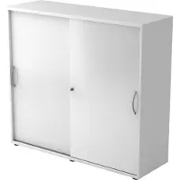 Hjh OFFICE PRO BETA 1753S - Wit Hoogte van de map | 3 OH Schuifwandkast Metalen handgreep