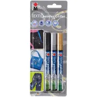 Marabu marqueur textile blister de 3