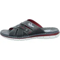 Rieker 25199 heren sandalen/pantoenen/clogs, maat: 44 EU, kleur: grijs