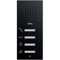 Gira Audio-deurintercom 1250005, AP-systeem 55, zwart - Zwart (1250005)