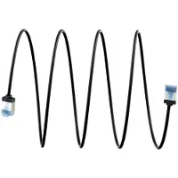Goobay U/FTP Cat 6a - 10 meter - Zwart -