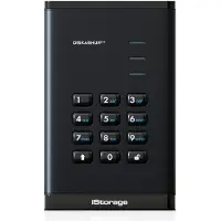 ISTORAGE diskAshur3 HDD, 4 TB, 2,5", 3.2 Gen 1 (3.1 Gen 1), zwart