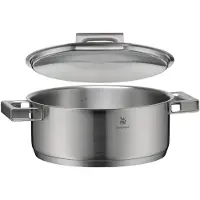 WMF Casserole pan ULTIMATE COOL 20 cm, 2,5 l, zilver, roestvrij staal,