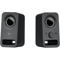 Logitech Z150 PC-luidsprekersysteem, 2 actieve luidsprekers, 3 Watt RMS, hoofdtelefoonuitgang