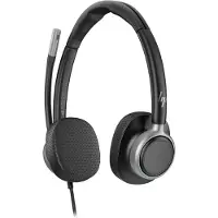 HP Zwarte bedrade burea headset - - Poly Mission 425 AI Noise - Over-ear - Bedekt volledig de oren