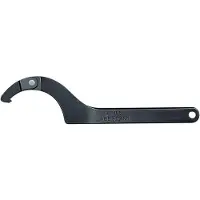 AMF schroefsleutel met haak en punt voor moeren, 60-90 mm, gehard en gebronsd, lengte 280 mm - 51664
