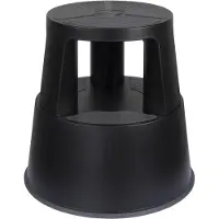 Wedo Opstapkrukje 428 mm PP (Polypropeen) Zwart