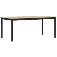 vidaXL Eettafel, 180 x 90 x 75 cm, houtvezel, rechthoekig