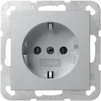 Gira stopcontact met aardingscontact, type F, 16 ampère, 250 volt, met schroefklemmen