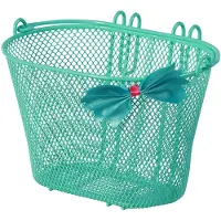 Basil Jasmin Bow-Tie Fietsmand - Staal - Inclusief Haken - Groen