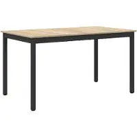 vidaXL Eettafels 140 x 80 x 75 cm Bewerkt hout Sonoma Eiken