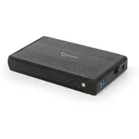 Gembird EE3-U3S-3 Behuizing voor opslagapparaten, HDD-behuizing, zwart, 3.5 inch