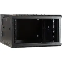 Dsit 6U Patchkast - 19 inch draaibare serverkast met glazen deur