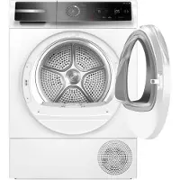 Bosch Serie 8 WQB246D41 - Vrijstaand - Voorbelading - Warmtepomp - Wit - Knoppen - 112 l - DE display